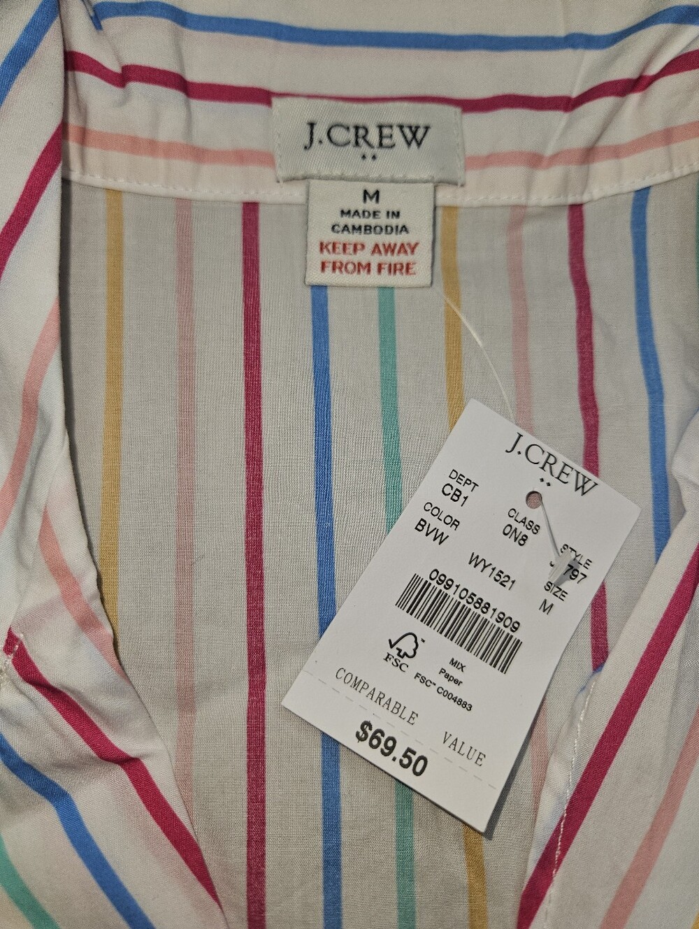 J. Crew Pajamas PJs Sleepwear NEW Medium - Picture 3 of 5